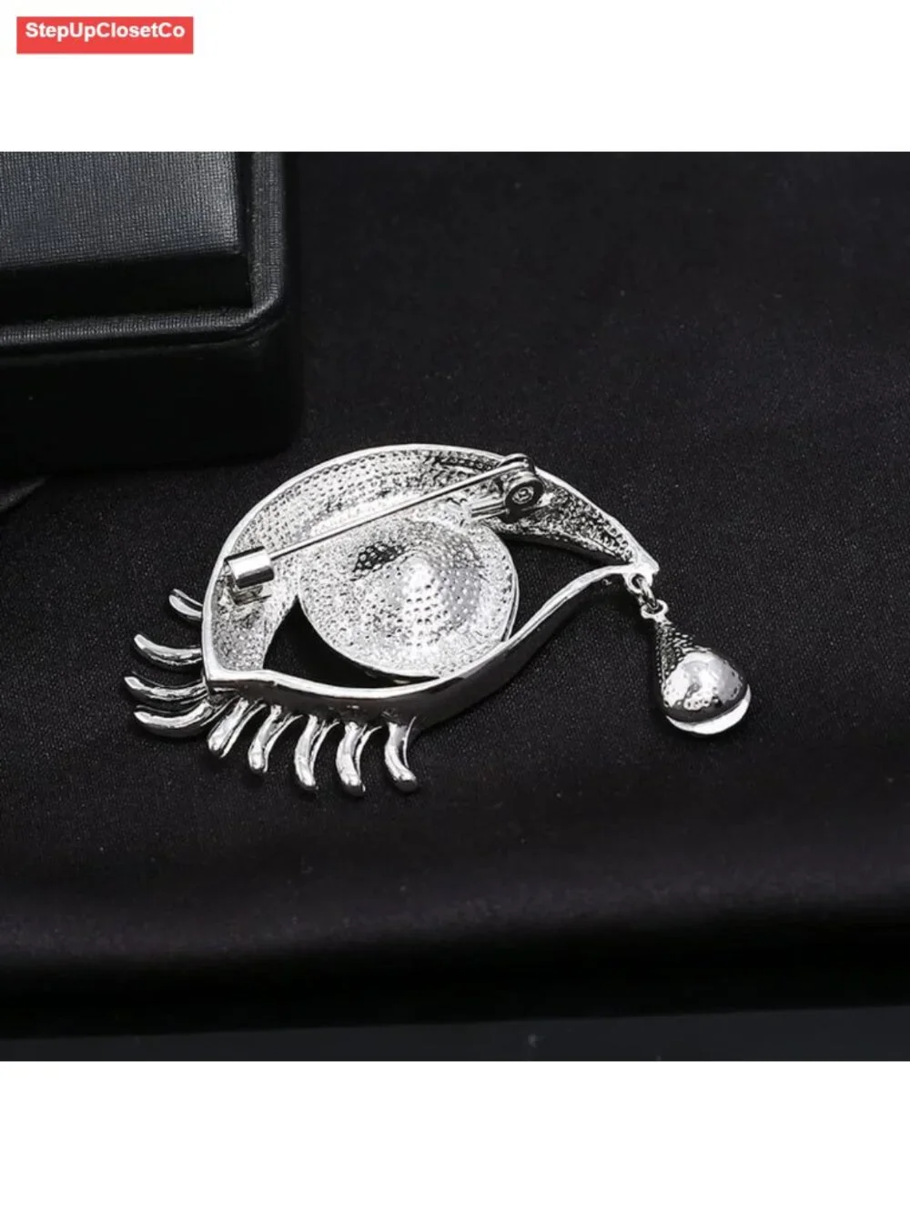 Crystal Brooch Pin for Scarf Shawl Wrap Clips Women Ladies